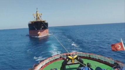 İstanbul T&uuml;rkeli Feneri a&ccedil;ıklarında arızalanan y&uuml;k gemisi kurtarıldı
