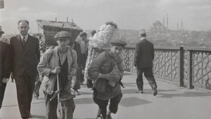 İsve&ccedil;li fotoğraf&ccedil;ının arşivinden 79 yıl &ouml;nceki nostaljik İstanbul kareleri