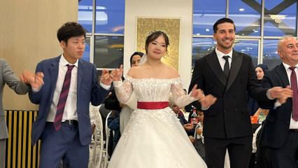 Japon gelin, Bolu'da d&uuml;nya evine girdi