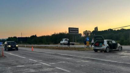 Kastamonu'da iki otomobil &ccedil;arpıştı: 2 yaralı