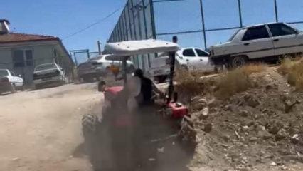 Malatya'da hayvan otlatma kavgası: Husumetlilerinin &uuml;zerine trakt&ouml;r s&uuml;rd&uuml;
