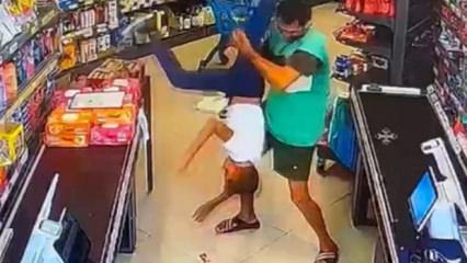 Mersin'de markette şiddete uğrayan &ccedil;ocuk yaşadıklarını anlattı