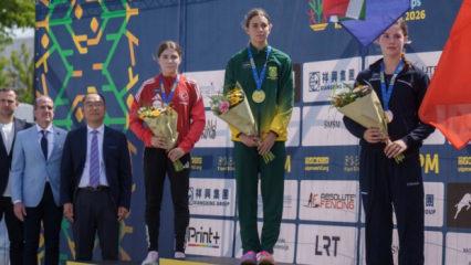 Milli sporcumuz d&uuml;nya ikincisi