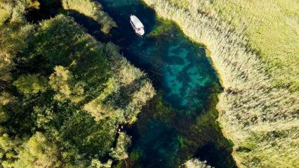 NASA g&uuml;zelliğini paylaşmıştı: Muğla&rsquo;daki Kadın Azmağı mest ediyor