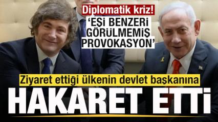 Se&ccedil;im &ouml;ncesi gittiği &uuml;lkenin devlet başkanına hakaret etti! Diplomatik krize neden oldu