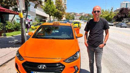 G&ouml;t&uuml;receği yeri duyunca inanamadı! Taksicinin başına talih kuşu kondu