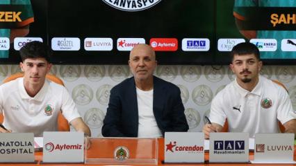 Alanyaspor hayali S&uuml;per Lig olan gen&ccedil; futbolcuya kucak a&ccedil;tı