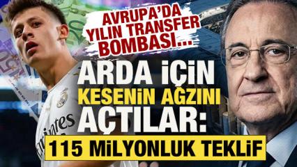 Avrupa'da yılın transfer bombası patlayabilir! Arda G&uuml;ler i&ccedil;in 115 milyon euroluk teklif