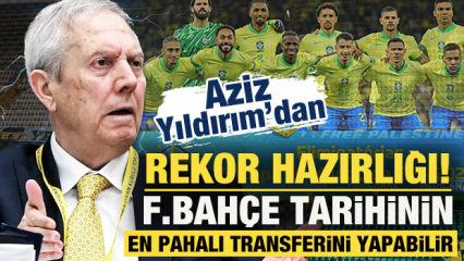 Aziz Yıldırım'dan rekor hazırlığı! Fenerbah&ccedil;e tarihinin en pahalı transferini yapabilir