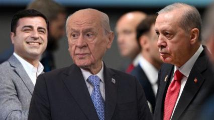 Bah&ccedil;eli'nin Demirtaş &ccedil;ağrısı sonrası g&ouml;zler Erdoğan'a &ccedil;evrilmişti! Kritik a&ccedil;ıklama geldi