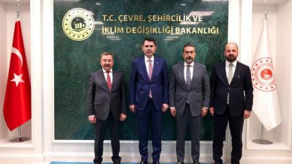 CHP'li başkandan Bakan Kurum'a ziyaret