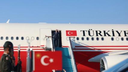 Cumhurbaşkanı Erdoğan kritik temaslar i&ccedil;in Suudi Arabistan'a gitti