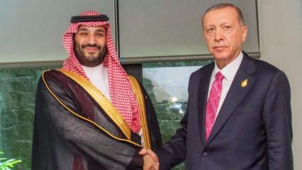 Cumhurbaşkanı Erdoğan, Suudi Prens Selman ile g&ouml;r&uuml;şt&uuml;