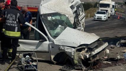 Freni boşalan tır, kırmızı ışıkta bekleyen ara&ccedil;ları bi&ccedil;ti: &Ouml;l&uuml; ve yaralılar var!