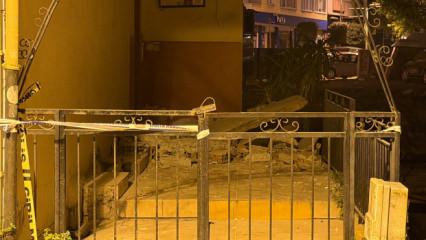 G&uuml;ng&ouml;ren&rsquo;de balkonu &ccedil;&ouml;ken 5 katlı bina tahliye edildi