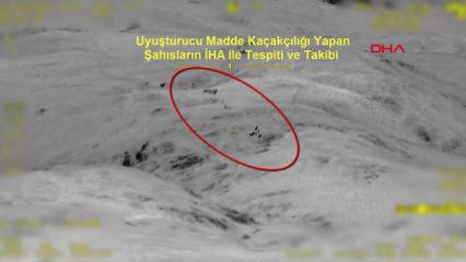 Havadan JİHA takip etti, karadan jandarma bastı: 253 kilo esrar yakalandı!