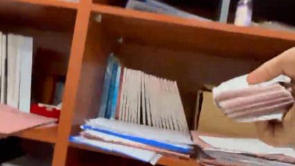 İzmit Belediyesi'nde r&uuml;şvet skandalının g&ouml;r&uuml;nt&uuml;leri ortaya &ccedil;ıktı: Şuraya koy alırım