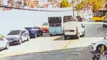 Kağıthane'de hatalı sollama faciayla bitti: Minib&uuml;s, İETT otob&uuml;s&uuml;yle &ccedil;arpıştı, 5 yaralı