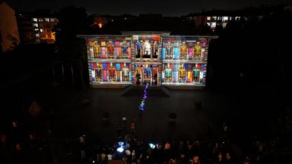 Konya'da nefes kesen gece! Mapping ve drone g&ouml;sterisi b&uuml;y&uuml;ledi