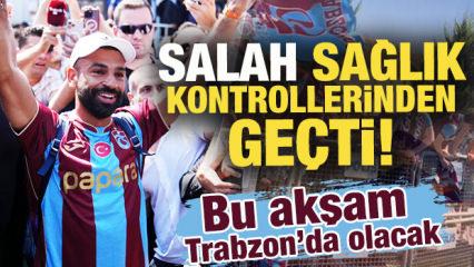 Mohamed Salah, İstanbul'da sağlık kontrollerinden ge&ccedil;ti! Akşam Trabzon'da olacak