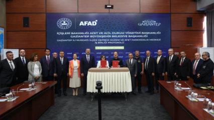 Nurdağı Deprem M&uuml;zesi ve Afet Farkındalık Merkezi İş Birliği Protokol&uuml; imzalandı