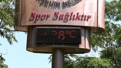 Şehir kavruldu, termometreler 38 dereceyi g&ouml;rd&uuml;