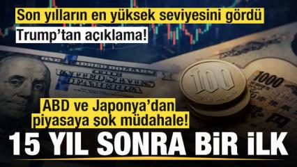  Son yılların en y&uuml;ksek seviyesini g&ouml;rd&uuml;! ABD ve Japonya'dan piyasaya şok m&uuml;dahale! 