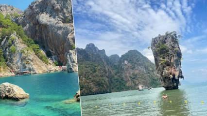 Tayland'daki James Bond Adası'nı andıran koy Antalya'da: Sadece denizden ulaşılabiliyor