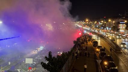 Trabzon alev alev! 25 bin kişi Salah'ı karşıladı