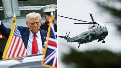 Trump felaketten son anda kurtuldu