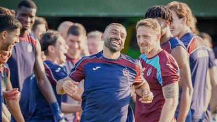 Mohamed Salah, Trabzonspor'da ilk antrenmanına &ccedil;ıktı
