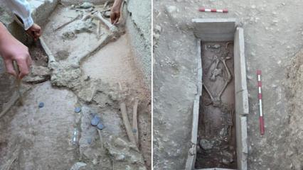 Aspendos&rsquo;ta tarihe ışık tutan &ouml;nemli keşif: 2 bin 400 yıllık g&uuml;reş&ccedil;i mezarı keşfedildi