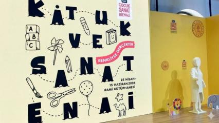 650 bin ziyaret&ccedil;iyi ağırlayan  Rami &Ccedil;ocuk ve Sanat Bienali sona erdi