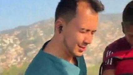 7.4'l&uuml;k depremde teleferikte yaşanan panik anları