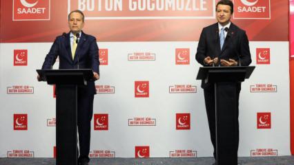 Siyaset g&uuml;ndemini hareketlendiren buluşma! Yeniden Refah ve Saadet'ten ittifak kararı