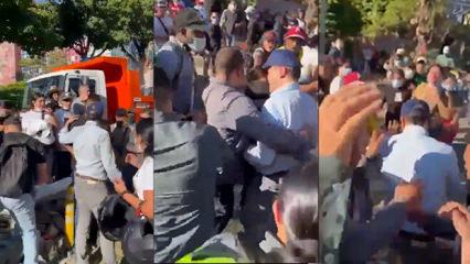Kolombiya'daki afetzedeler belediye başkanına sert tepki g&ouml;sterdi