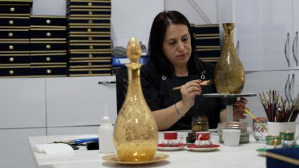 Bursa B&uuml;y&uuml;kşehir'den T&uuml;rk cam s&uuml;sleme sanatına destek 