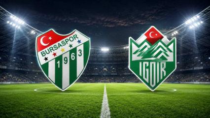 Bursaspor - Iğdır FK canlı şifresiz izle: İşte yayın bilgileri!