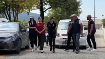 FET&Ouml;'c&uuml; ter&ouml;rist Burkay Karatepe'nin ablası adliyede!