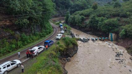 Giresun'daki selde 2 kişi kayboldu! Arama &ccedil;alışması başlatıldı