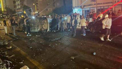 Kırmızı ışık ihlali facia getirdi : 1&rsquo;i ağır 5 yaralı