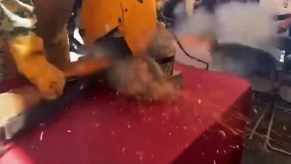 Askerin t&uuml;feği kazara ateş aldı, 4 kişi yaralandı