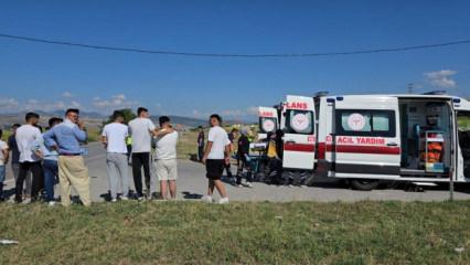 Samsun'da motosikletler &ccedil;arpıştı: 3 yaralı