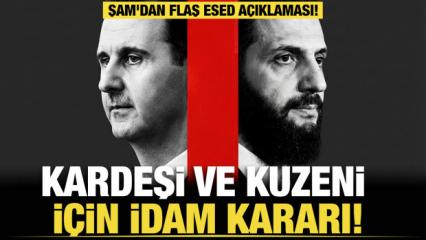 Son dakika... Şam'dan flaş Esed a&ccedil;ıklaması! Kardeşi ve kuzeni i&ccedil;in idam kararı! 