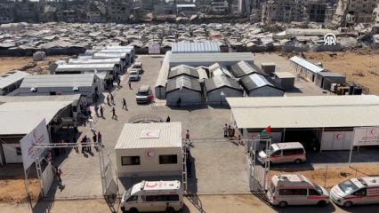 T&uuml;rkiye'nin desteğiyle Gazze'de 120 yataklı sahra hastanesi hizmete a&ccedil;ıldı
