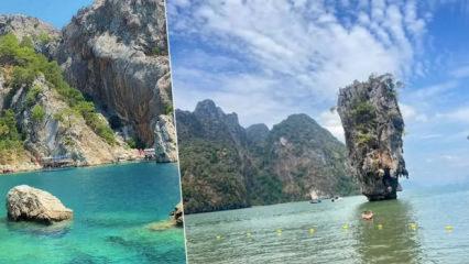 Tayland'daki James Bond Adası'nı andıran koy Antalya'da: Sadece denizden ulaşılabiliyor