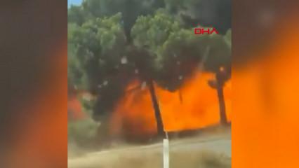 Yalova'daki F-16 kazasından yeni g&ouml;r&uuml;nt&uuml;ler ortaya &ccedil;ıktı!