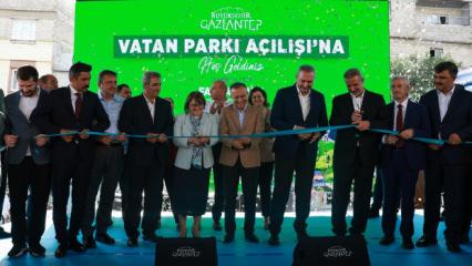 Gaziantep B&uuml;y&uuml;kşehir, Vatan Mahallesi Parkı'nı hizmete a&ccedil;tı 