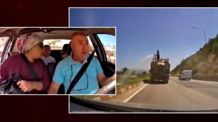 S&uuml;r&uuml;c&uuml;n&uuml;n dikkati feci kazayı &ouml;nledi...
