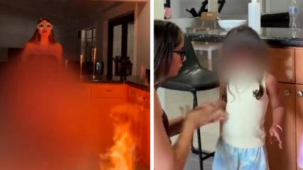 ABD'de bir kadın &ccedil;ocuğunun ellerine sıcak mum d&ouml;k&uuml;p evi yakma su&ccedil;lamasıyla tutuklandı